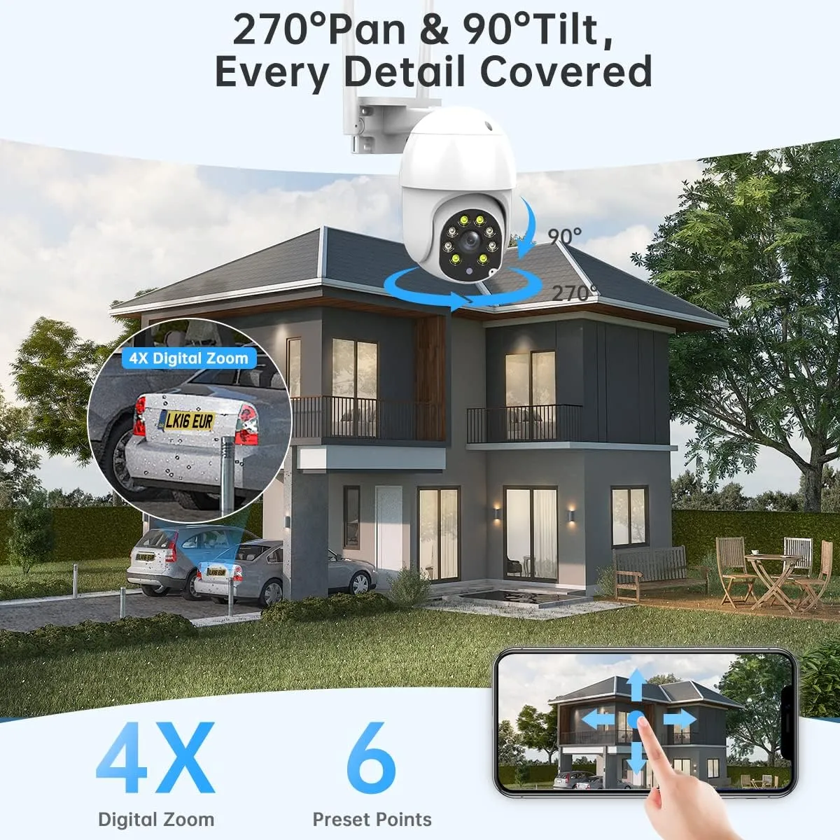 1080P Hd Wireless Rechargeable Wifi Ip Camera