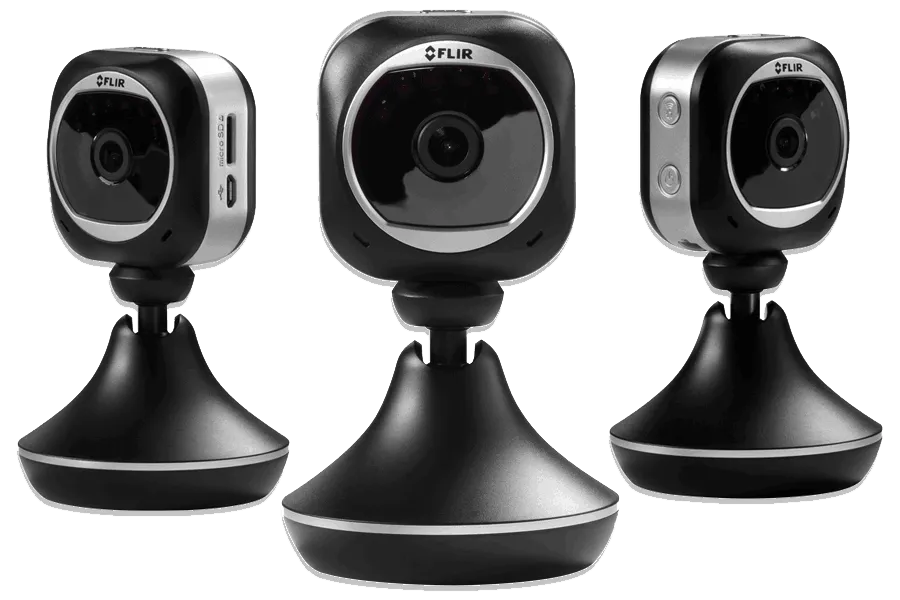 1080p Wifi Security Cameras with Cloud Recording, Night Vision and Audio-3 Pack