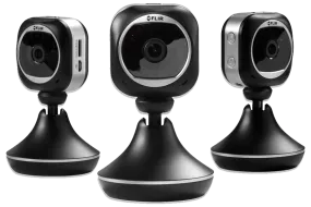 1080p Wifi Security Cameras with Cloud Recording, Night Vision and Audio-3 Pack