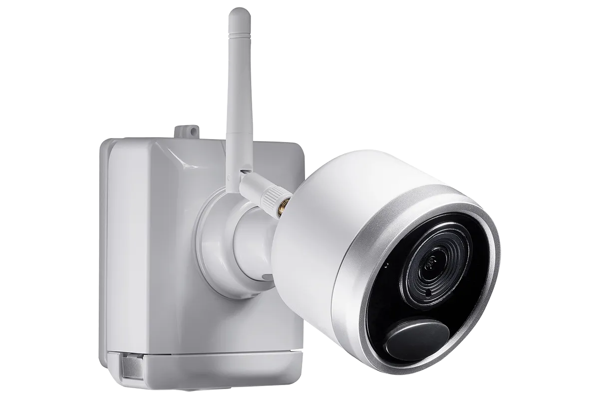 1080p Wireless camera system with 2 battery operated  wire-free cameras, 65ft night vision, mic and speaker for two way audio, No Monthly Fees