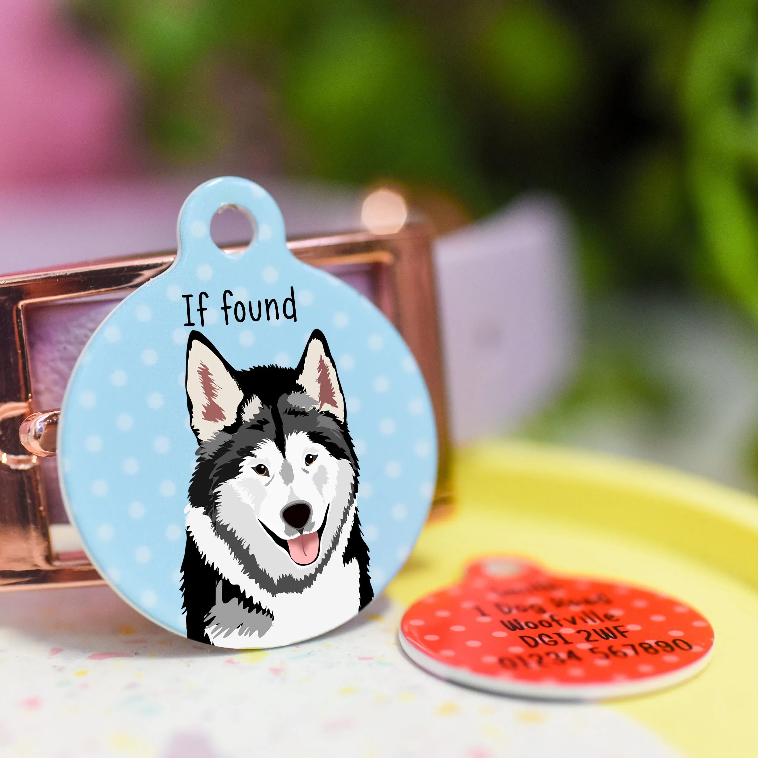 Alaskan Malamute Dog Tag Personalised