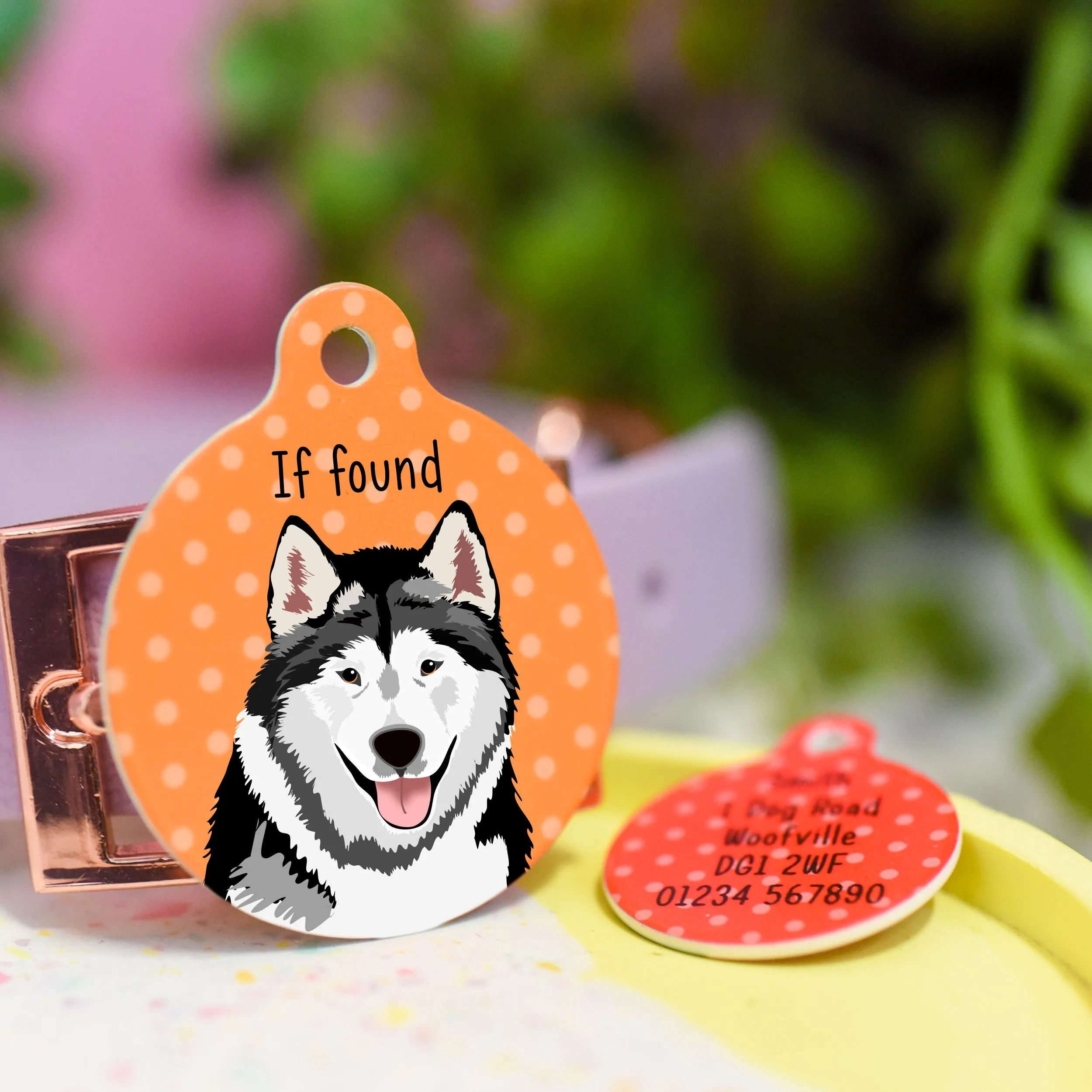 Alaskan Malamute Dog Tag Personalised