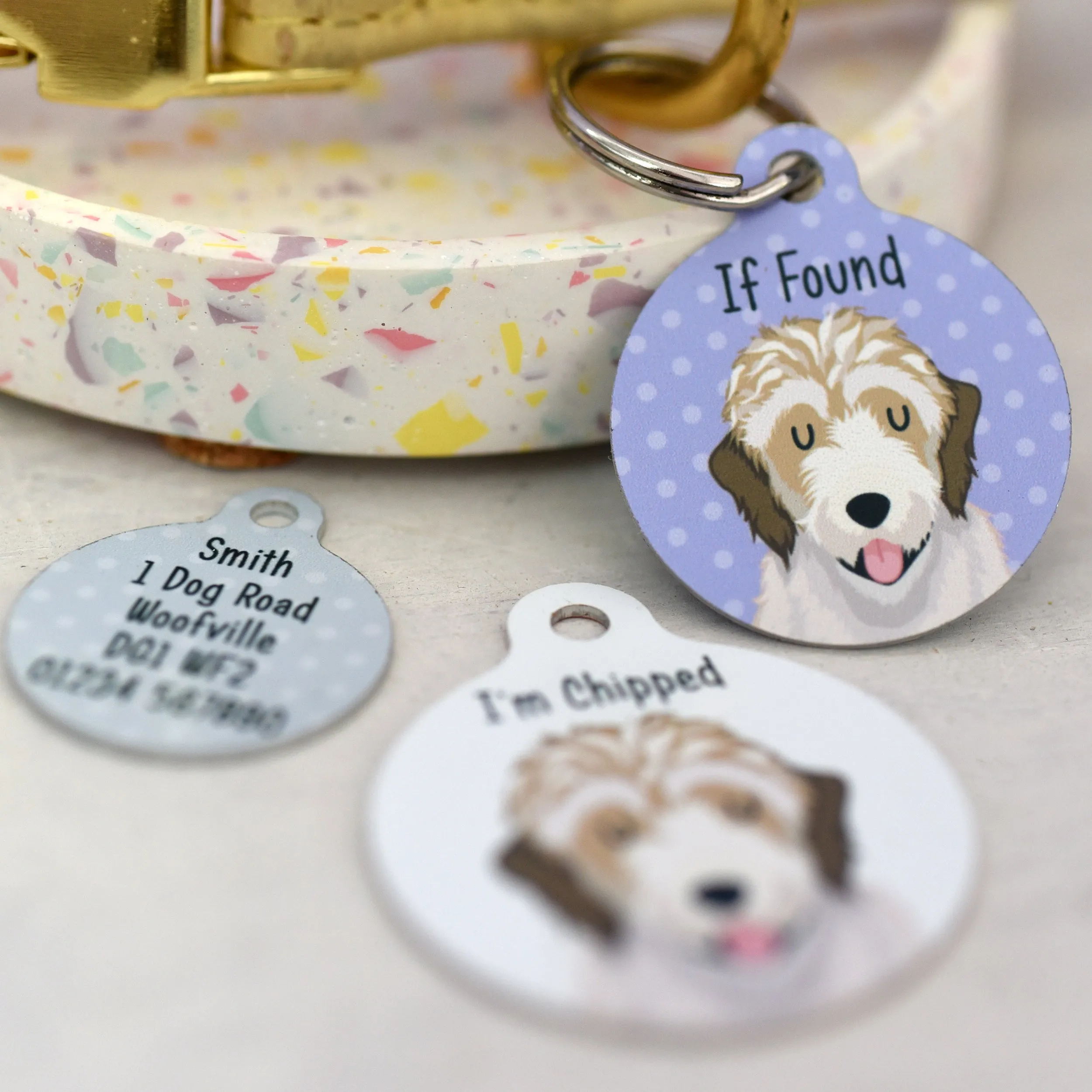 Aussiedoodle Personalised Dog ID Tag