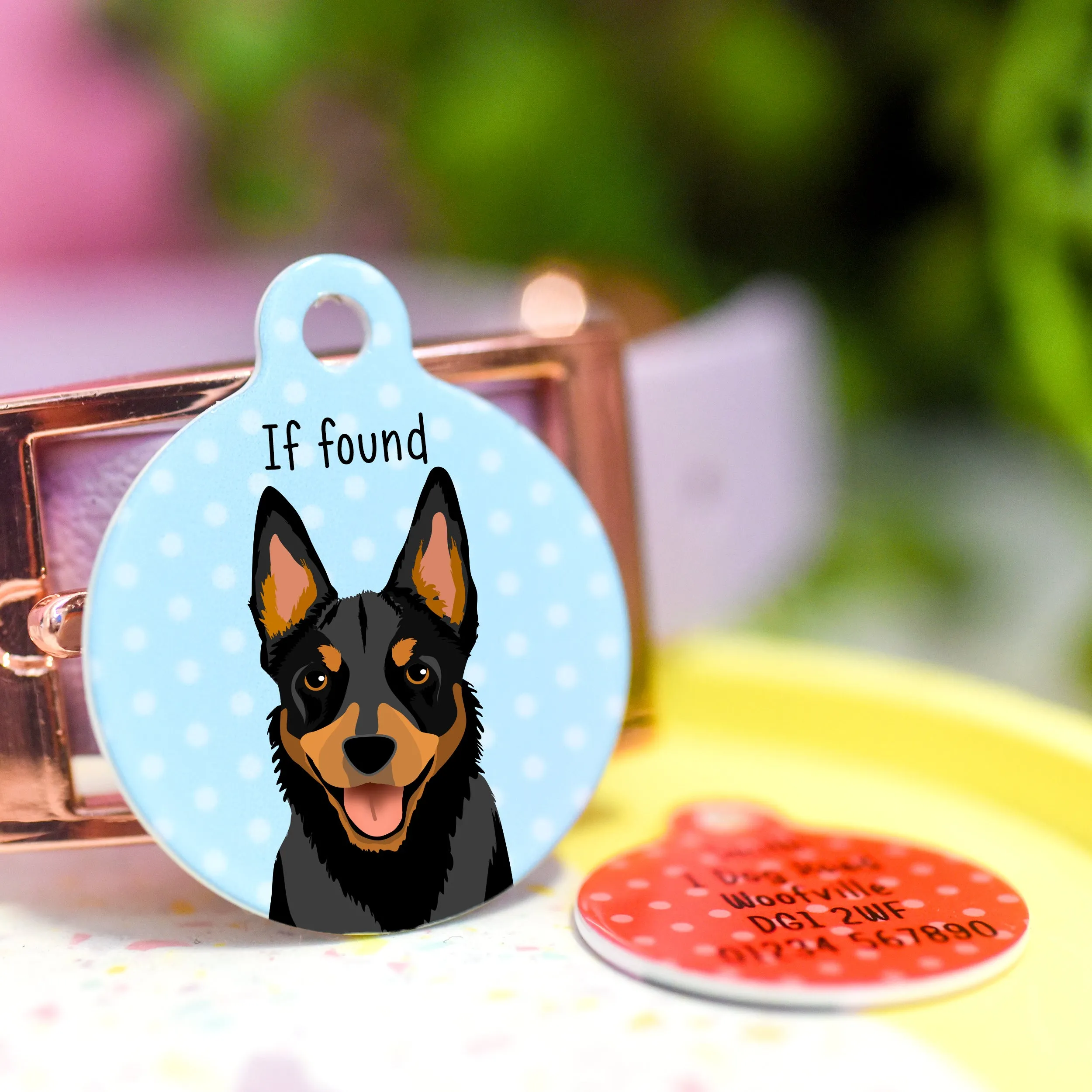 Australian Kelpie Personalised Dog ID Tag