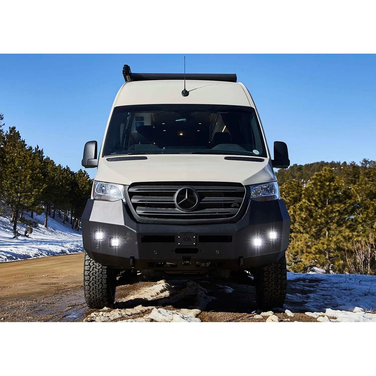 Backwoods Adventure Mods Mercedes Sprinter (2019 ) Front Bumper [No Bull Bar]