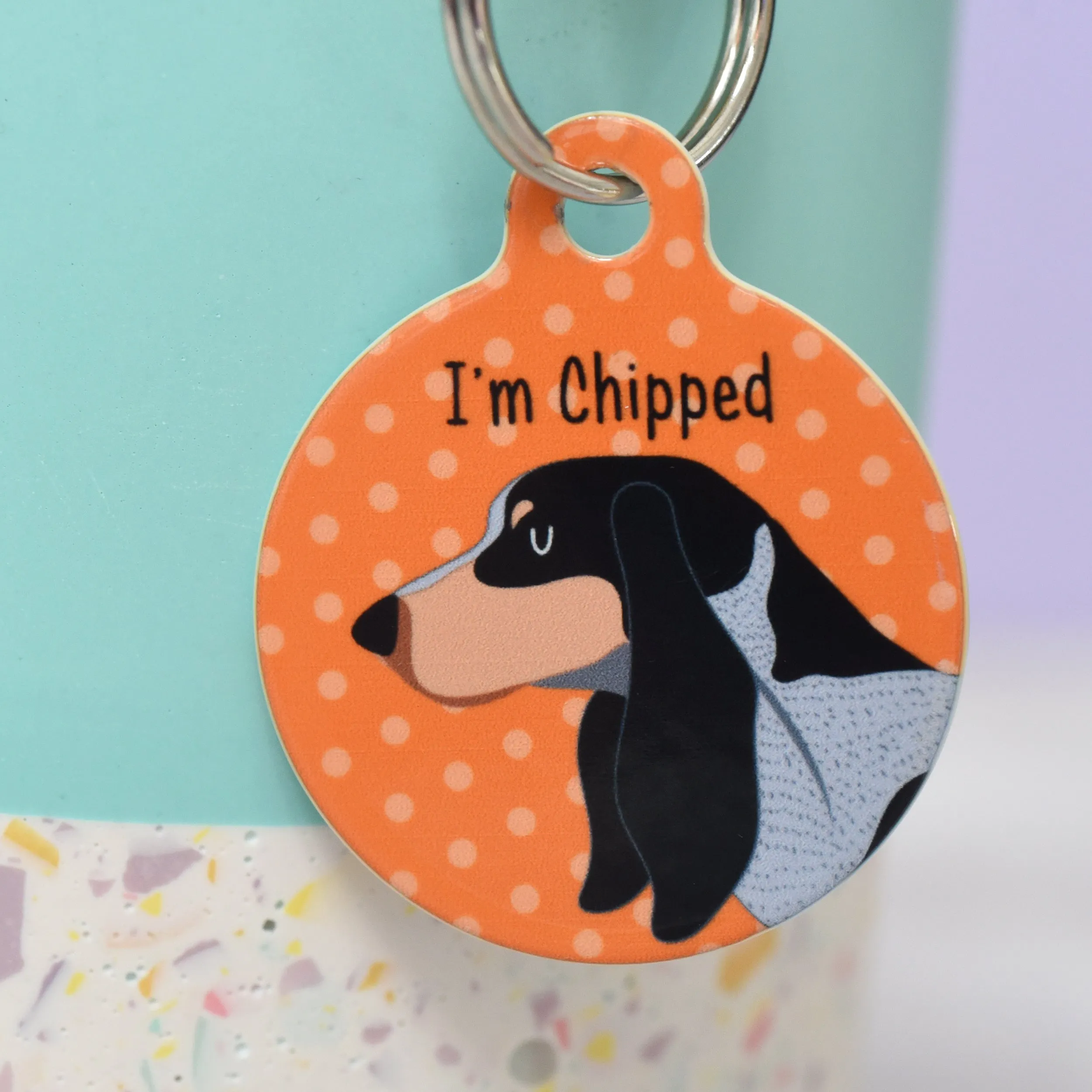 Basset Bleu de Gascogne Dog Personalised Dog ID Tag