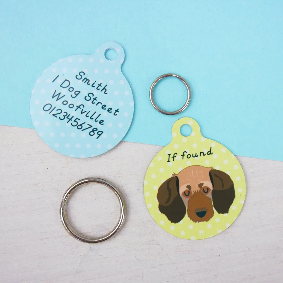 Basset Fauve De Bretagne Personalised Dog ID Tag