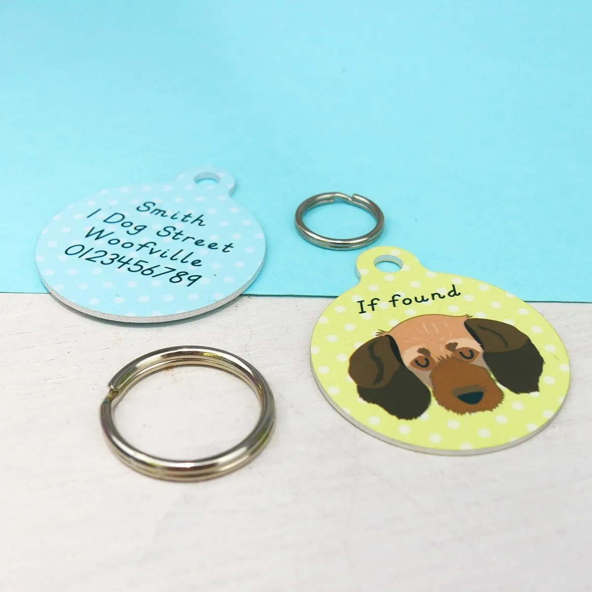 Basset Fauve De Bretagne Personalised Dog ID Tag