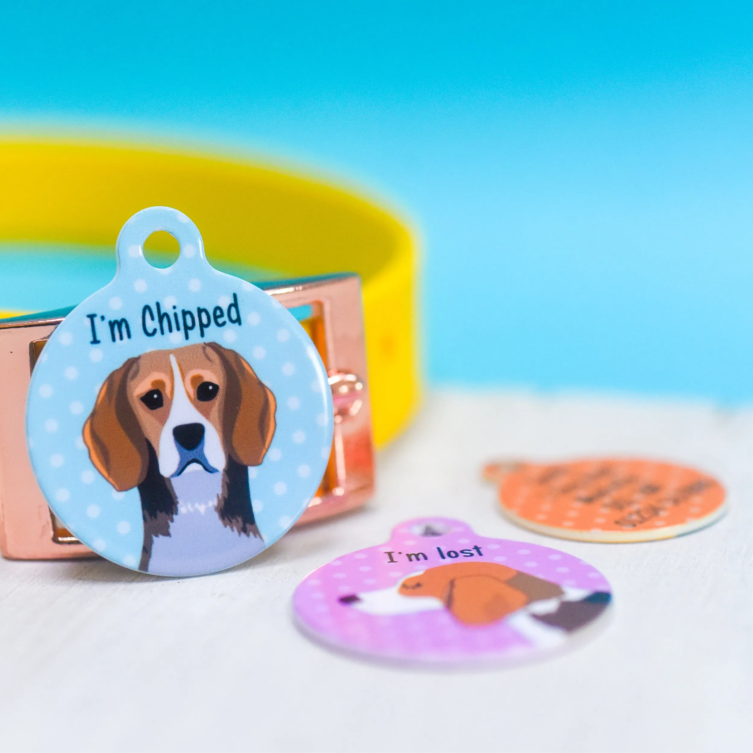 Beagle Personalised Dog Id Tag