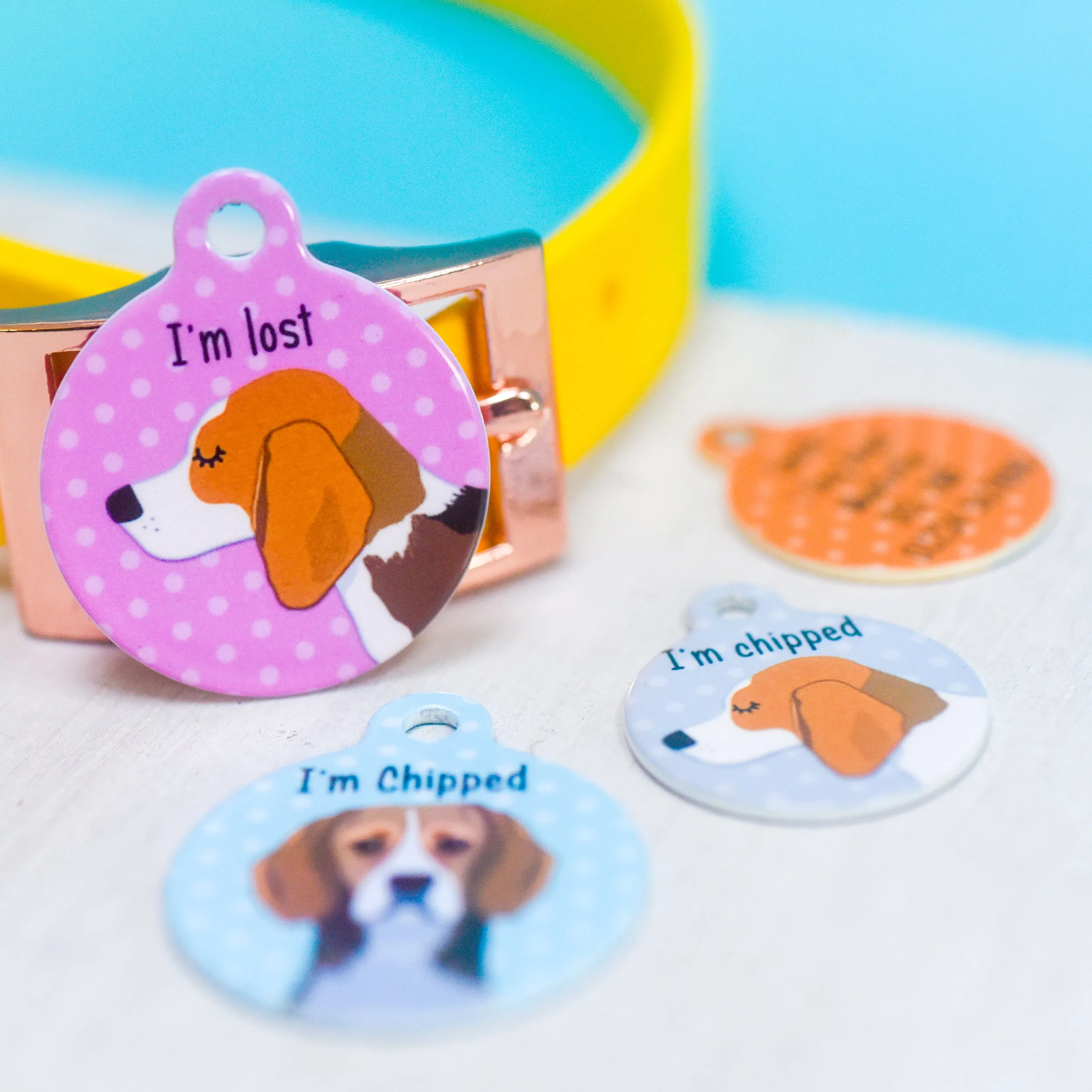 Beagle Personalised Dog Id Tag