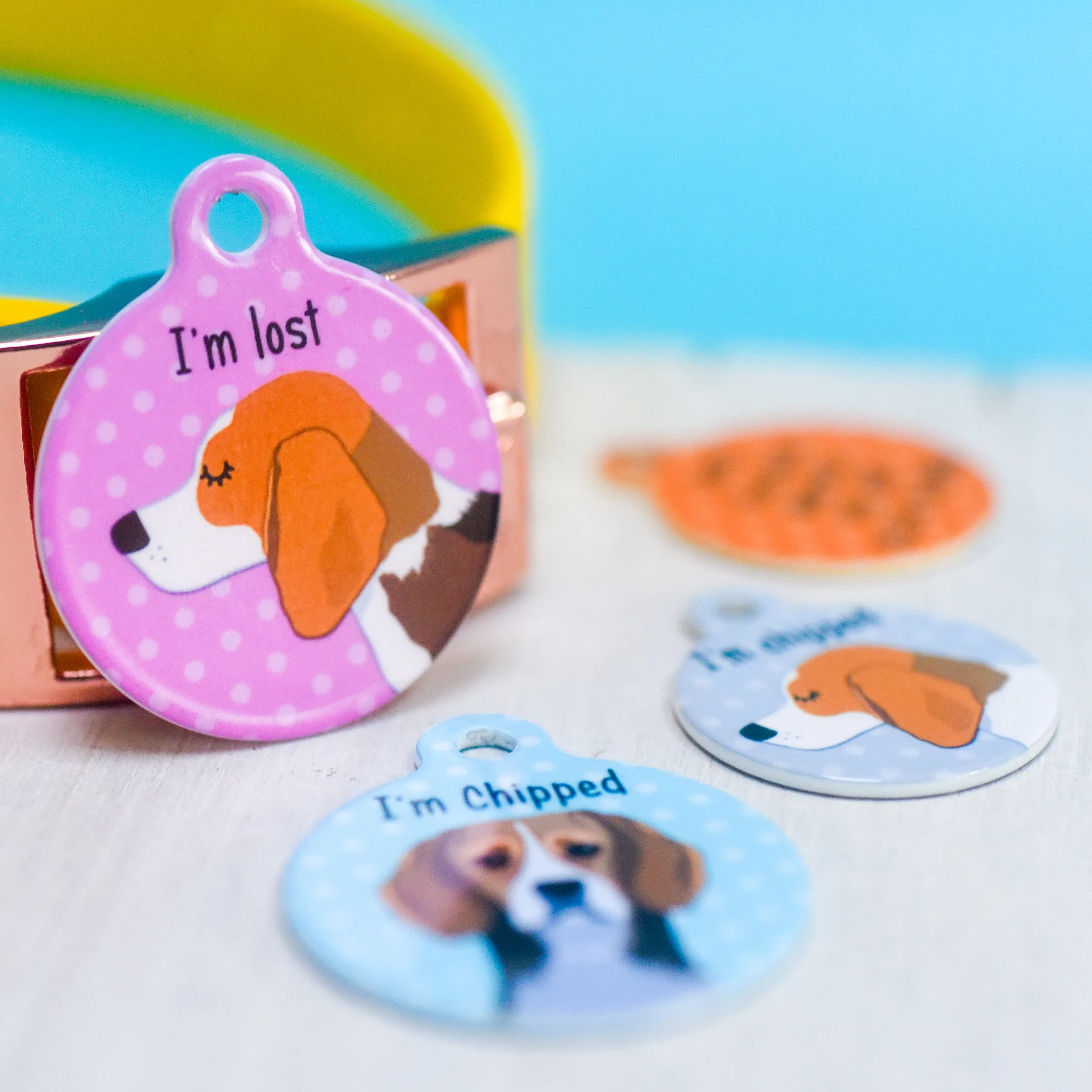 Beagle Personalised Dog Id Tag