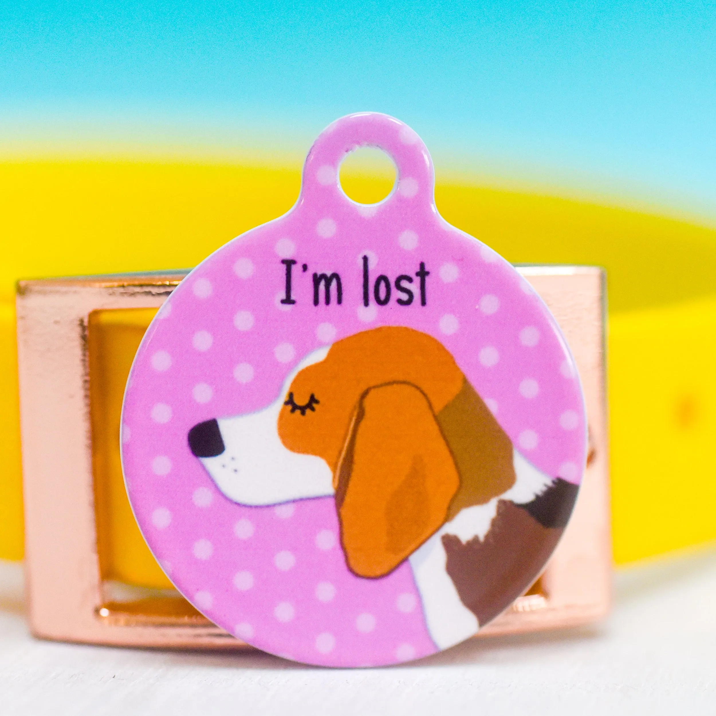 Beagle Personalised Dog Id Tag