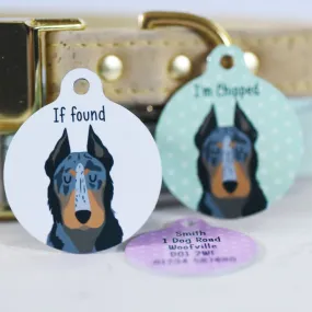 Beauceron Personalised Dog ID Tag