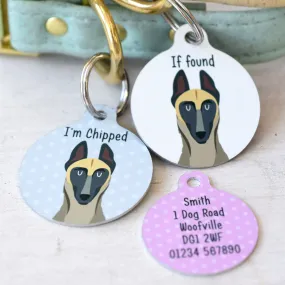 Belgian Malinois Personalised Dog Tag