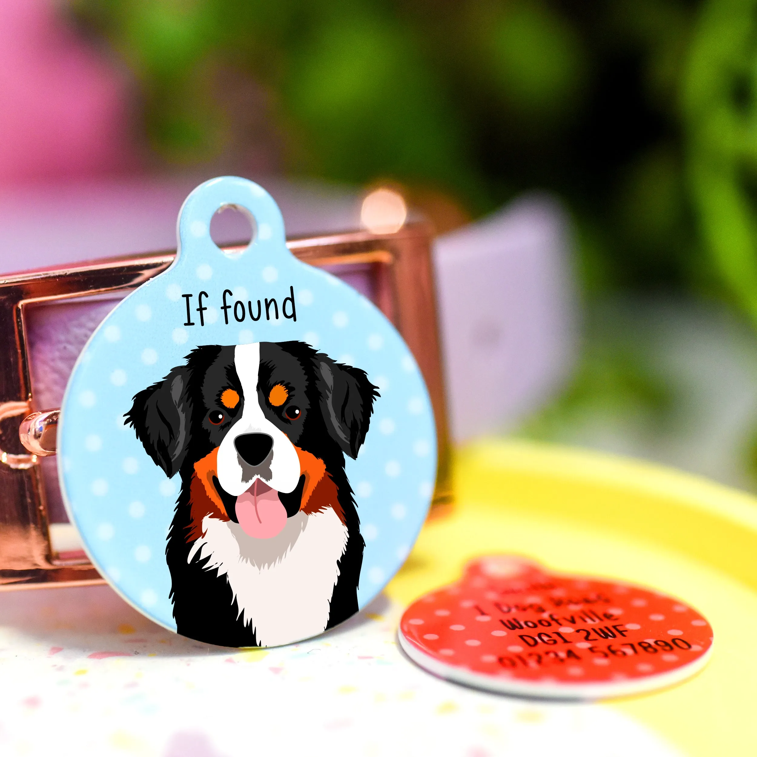 Bernese Mountain Dog Personalised Dog Tag