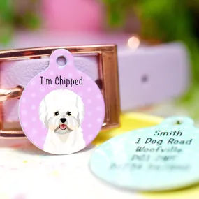 Bichon Frise Personalised Dog Tag