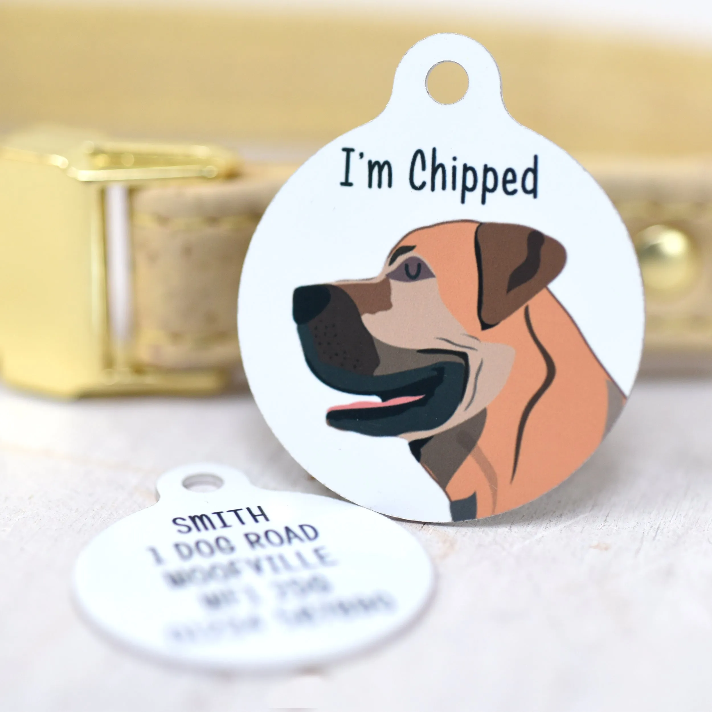 Boerboel Personalised Dog Tag