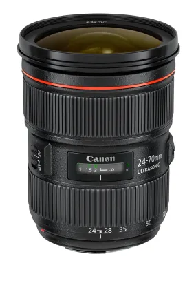 Canon EF 24-70mm f/2.8L USM Standard Zoom Lens for Canon SLR Cameras