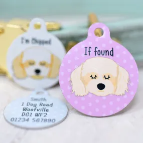 Cavachon Personalised Dog Tag