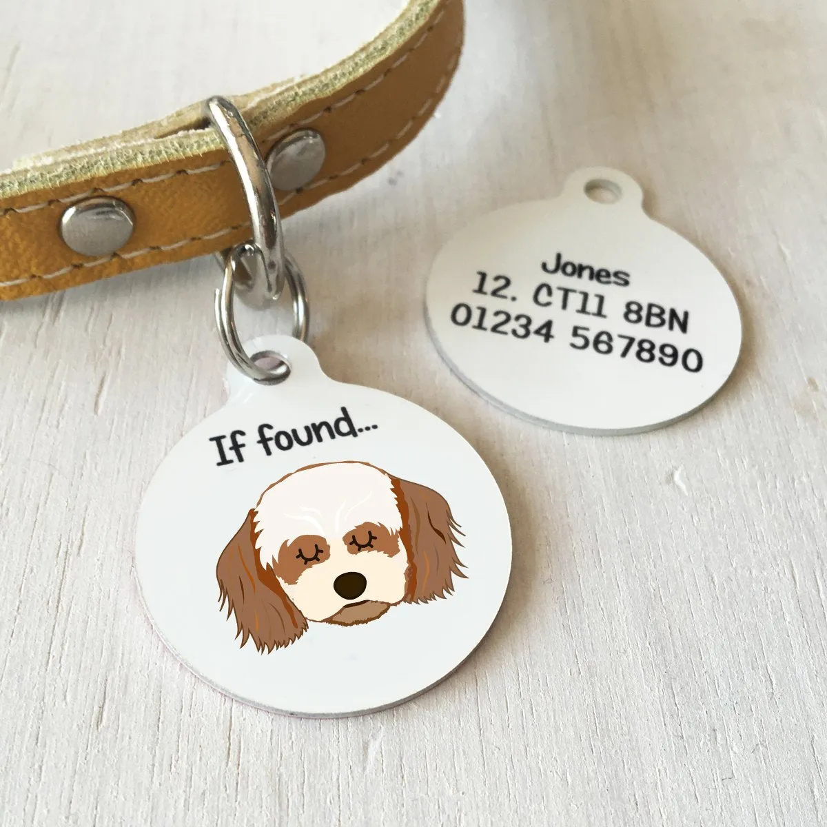 Cavachon Personalised Dog Tag