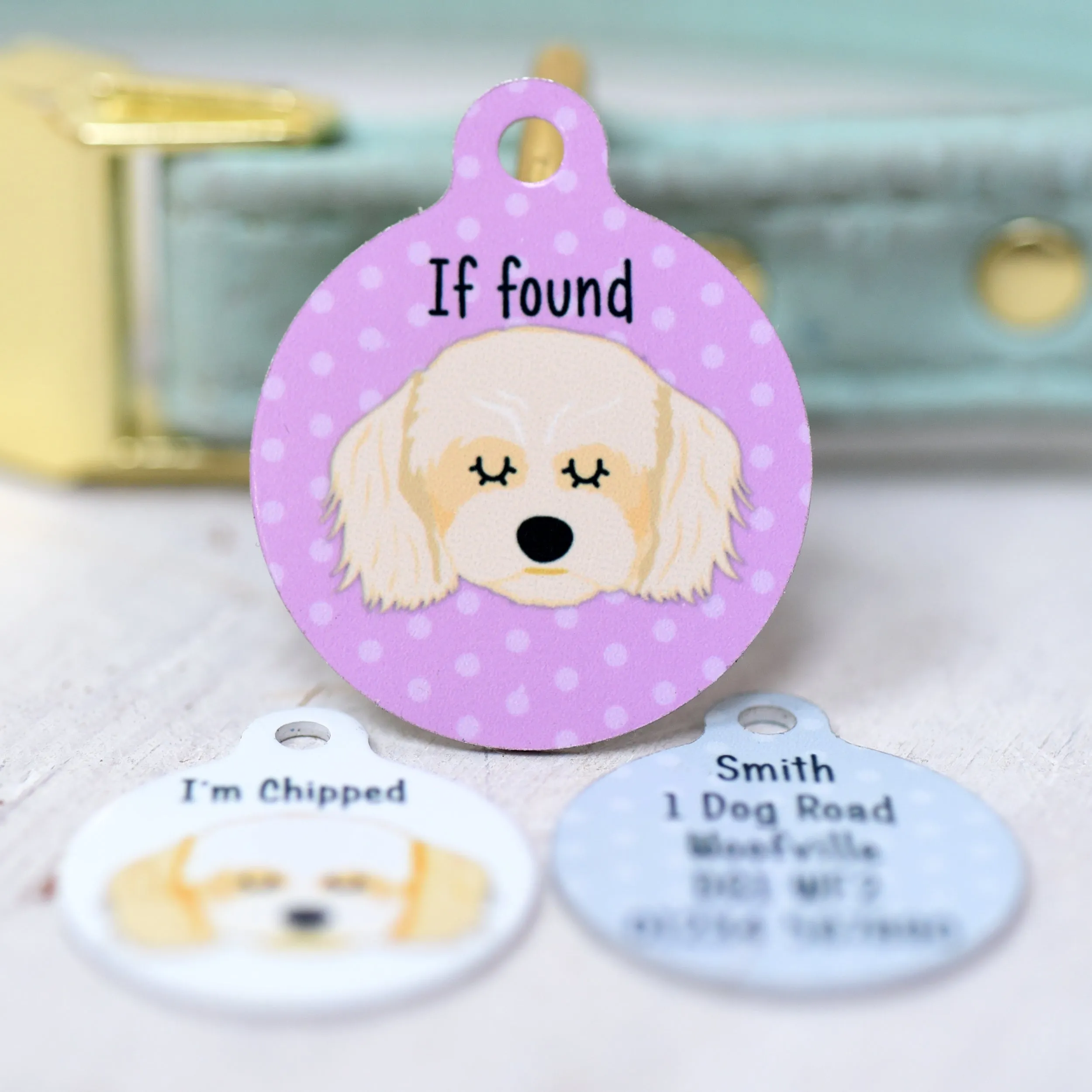 Cavachon Personalised Dog Tag