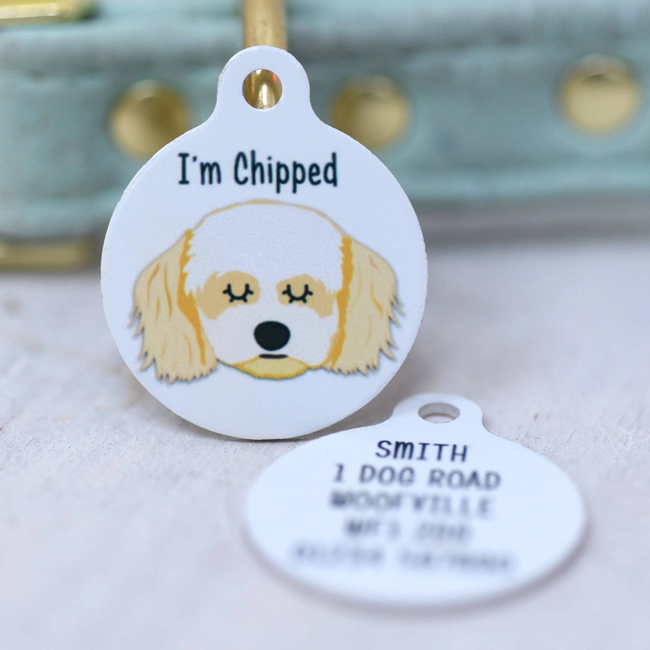 Cavachon Personalised Dog Tag