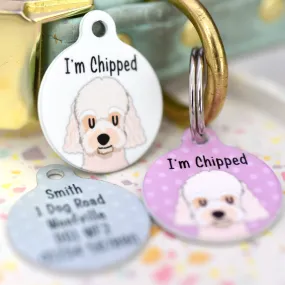 Cavapoochon Personalised Dog ID Tag