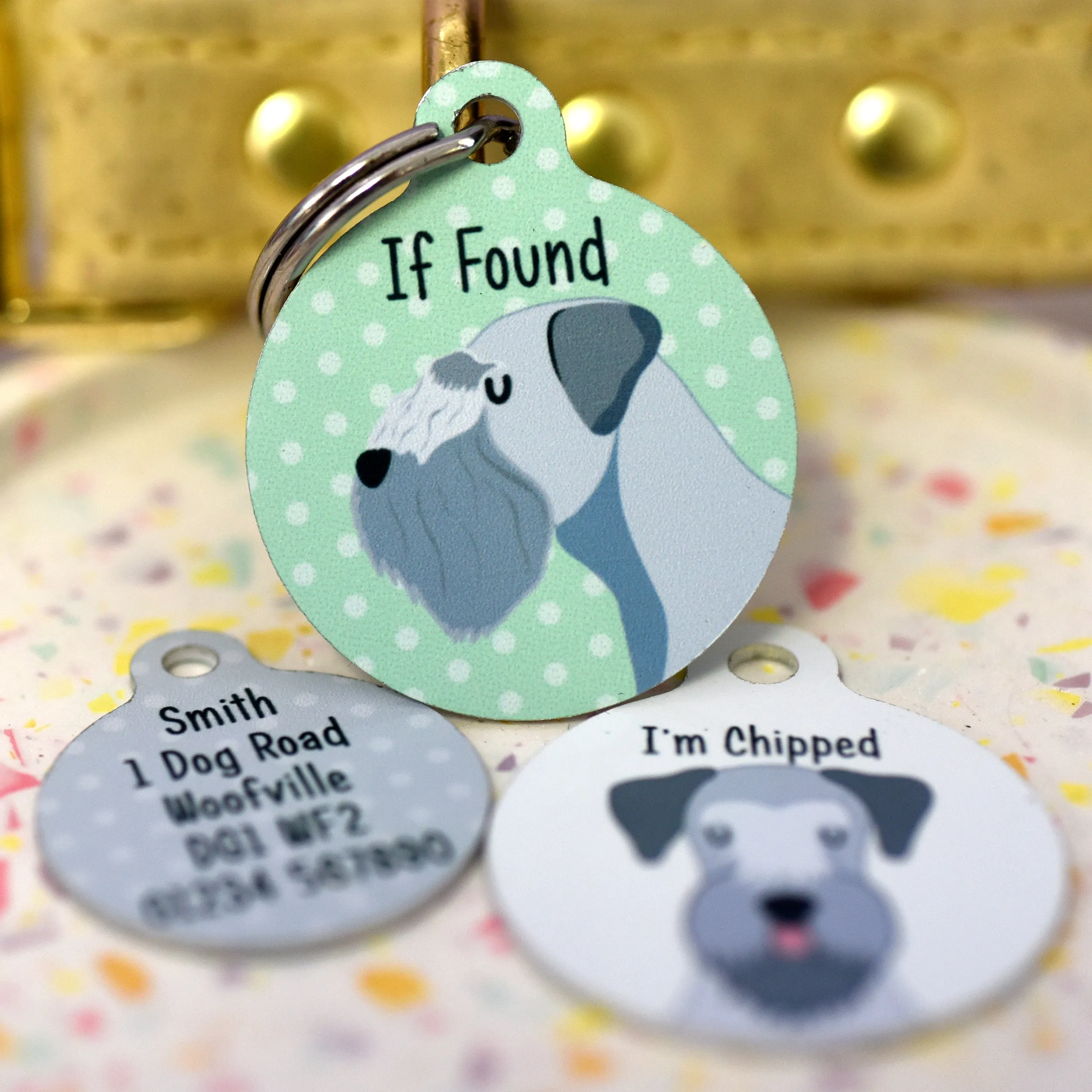 Cesky Terrier Personalised Dog ID Tag