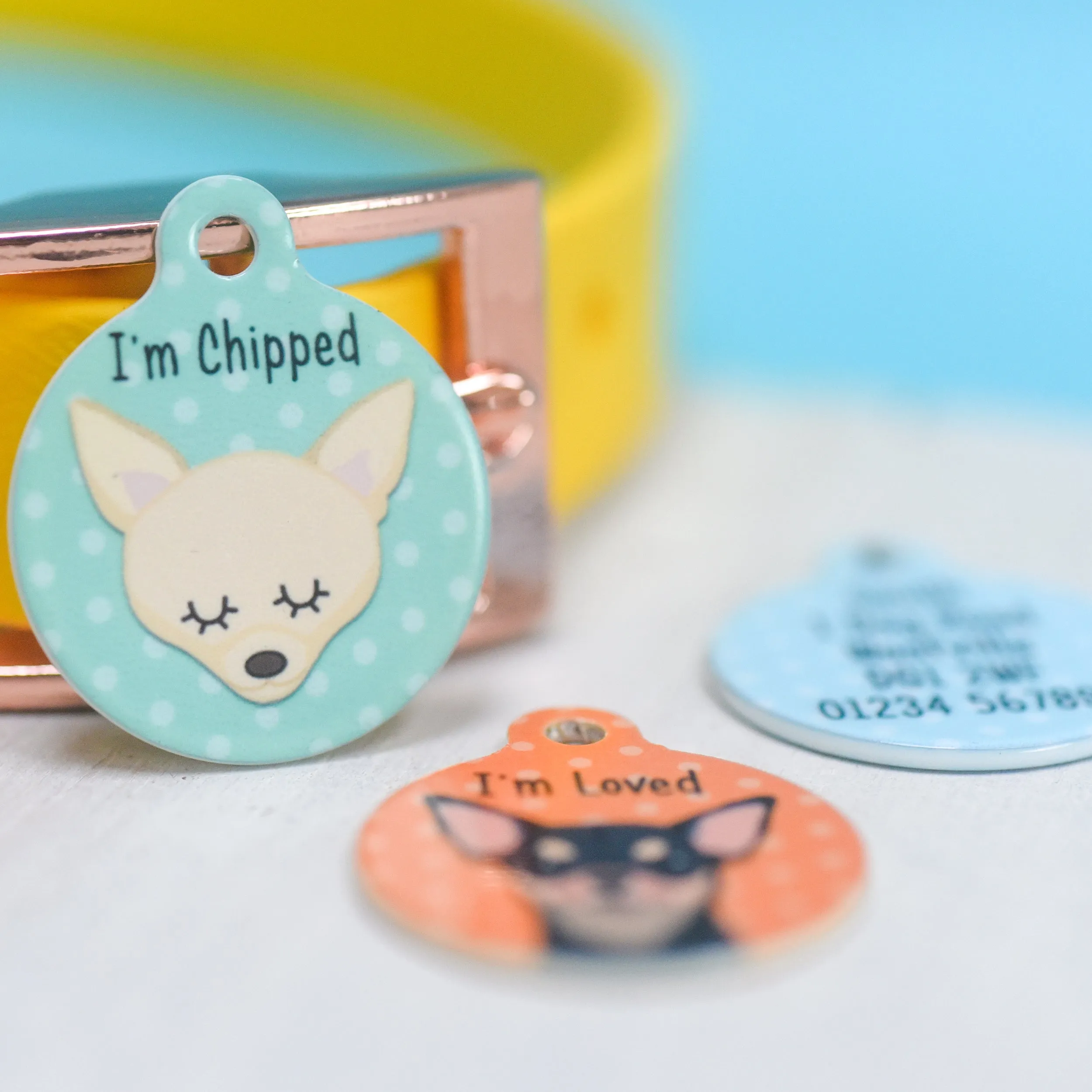 Chihuahua Personalised Dog Tag