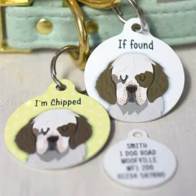 Clumber Spaniel Personalised Dog Tag