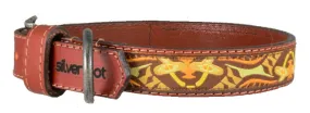 Dog Leather Collar Small 1" width