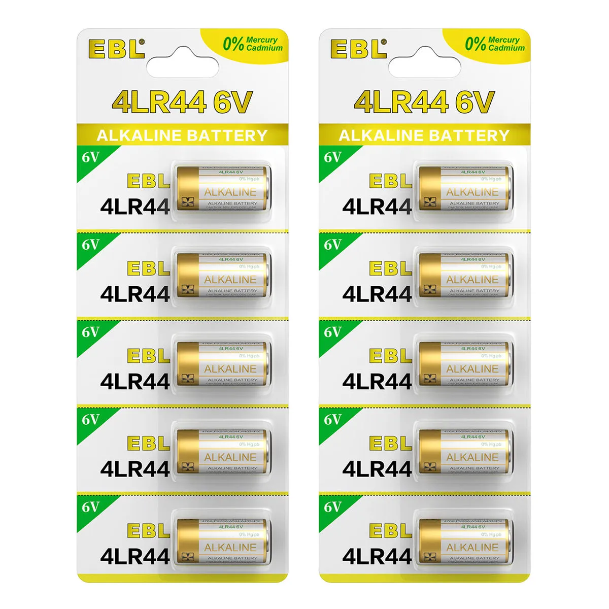 EBL 4LR44 6V Alkaline Batteries for Dog Collars