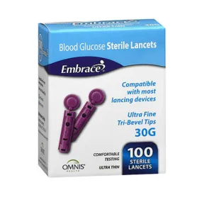 Embrace 30G Lancets Ultra Thin 100 UNIT By Embrace