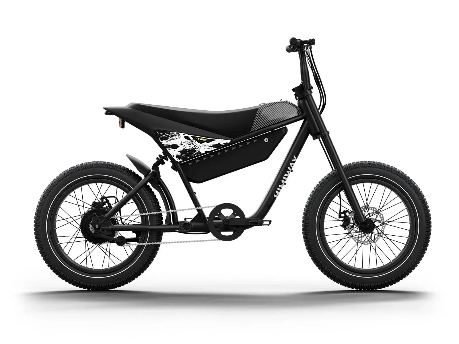 EZE Ryders HIMIWAY C5 Sport 750 w  Step Over Ebike 20x4 Electric e-Moto Style eBike