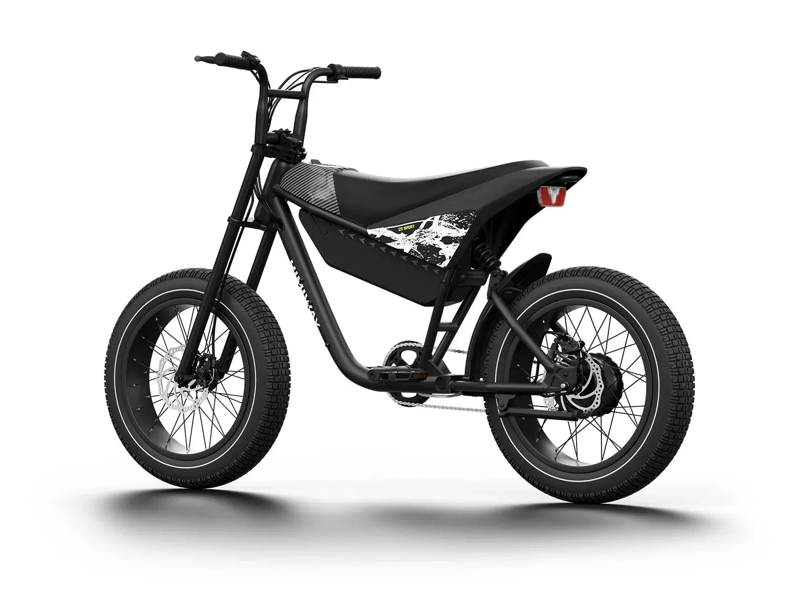 EZE Ryders HIMIWAY C5 Sport 750 w  Step Over Ebike 20x4 Electric e-Moto Style eBike