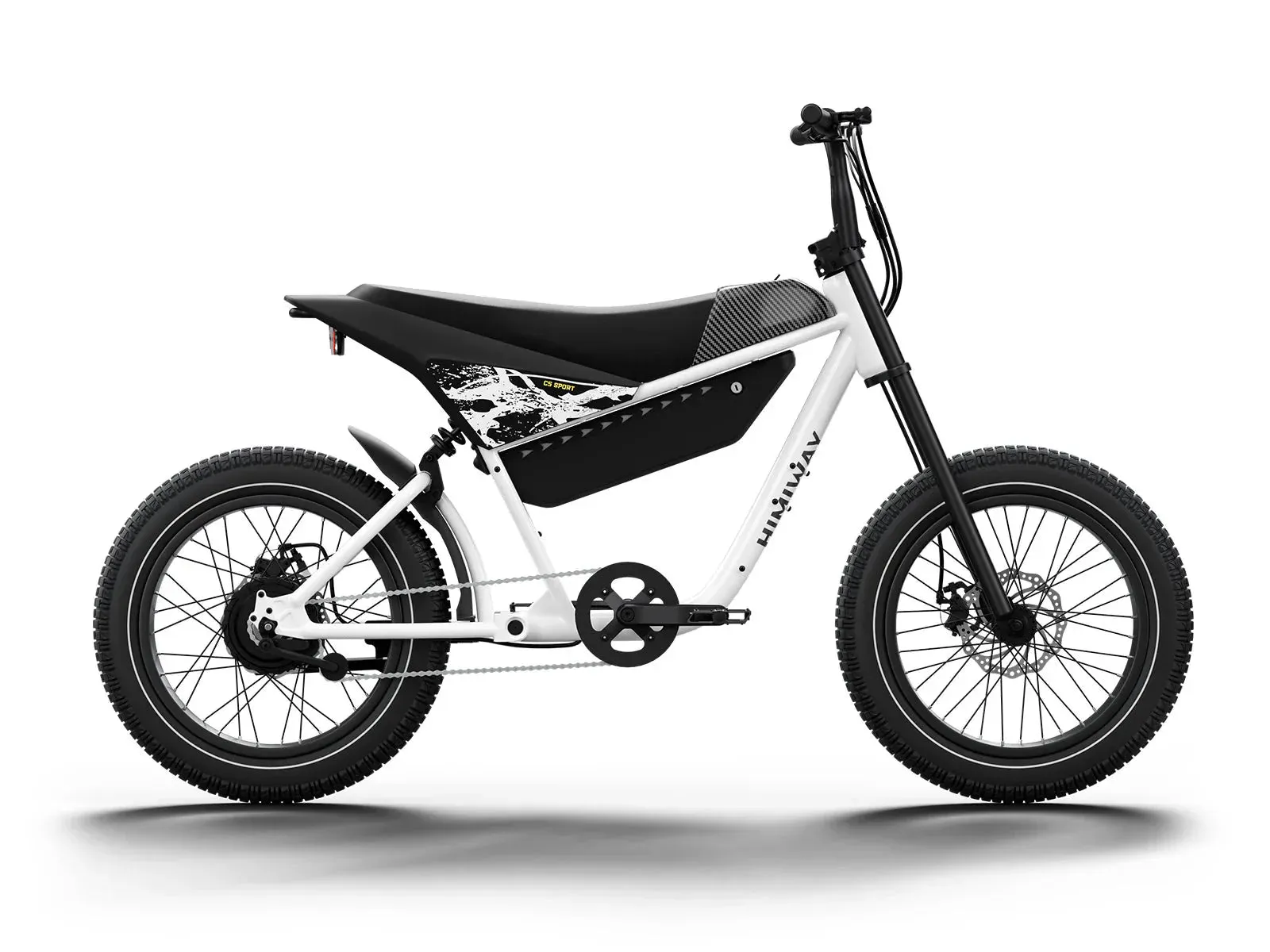 EZE Ryders HIMIWAY C5 Sport 750 w  Step Over Ebike 20x4 Electric e-Moto Style eBike