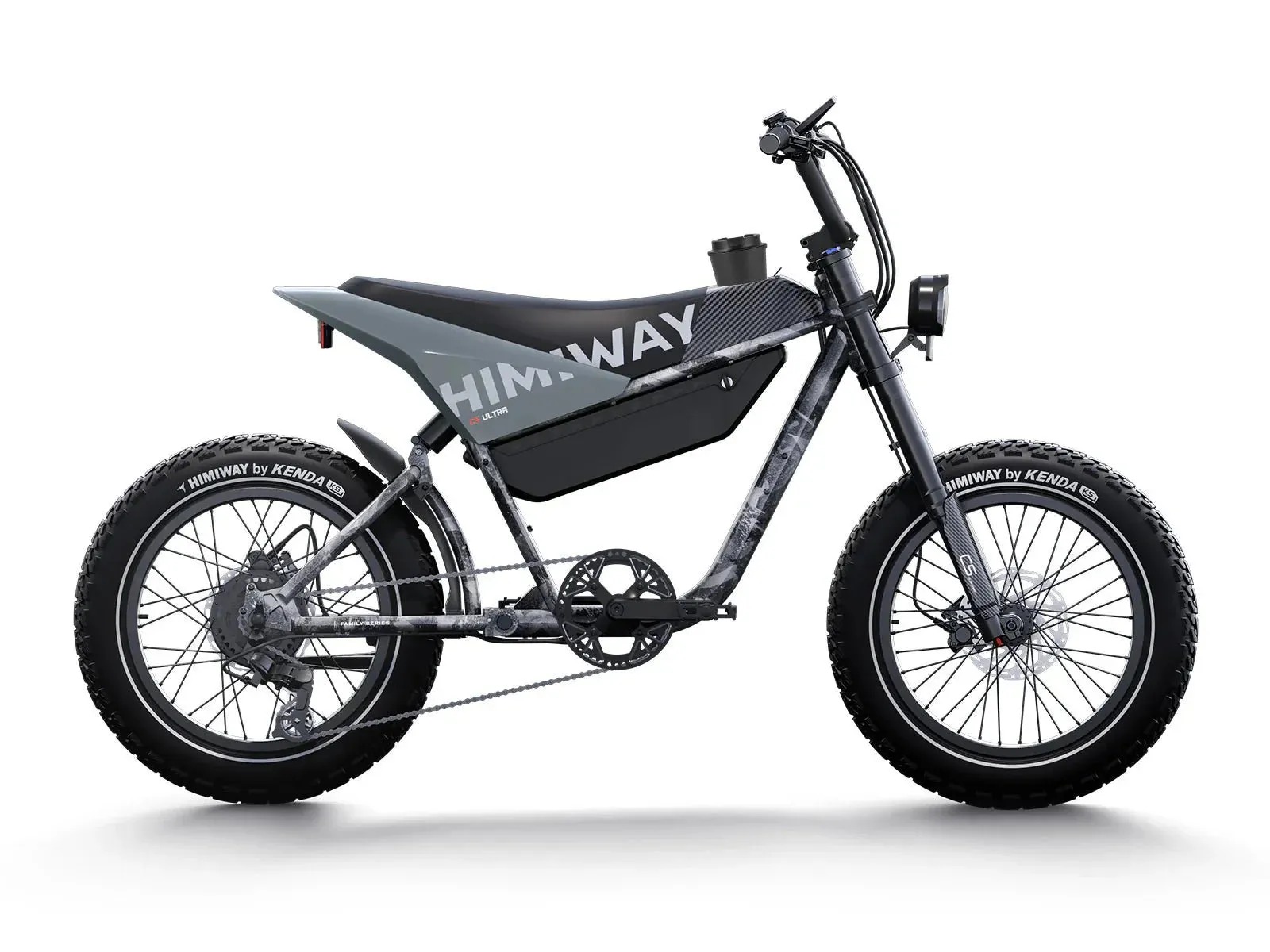 EZE Ryders HIMIWAY C5 Ultra 750 w  Step Over Ebike 20x4 Electric e-Moto Style eBike