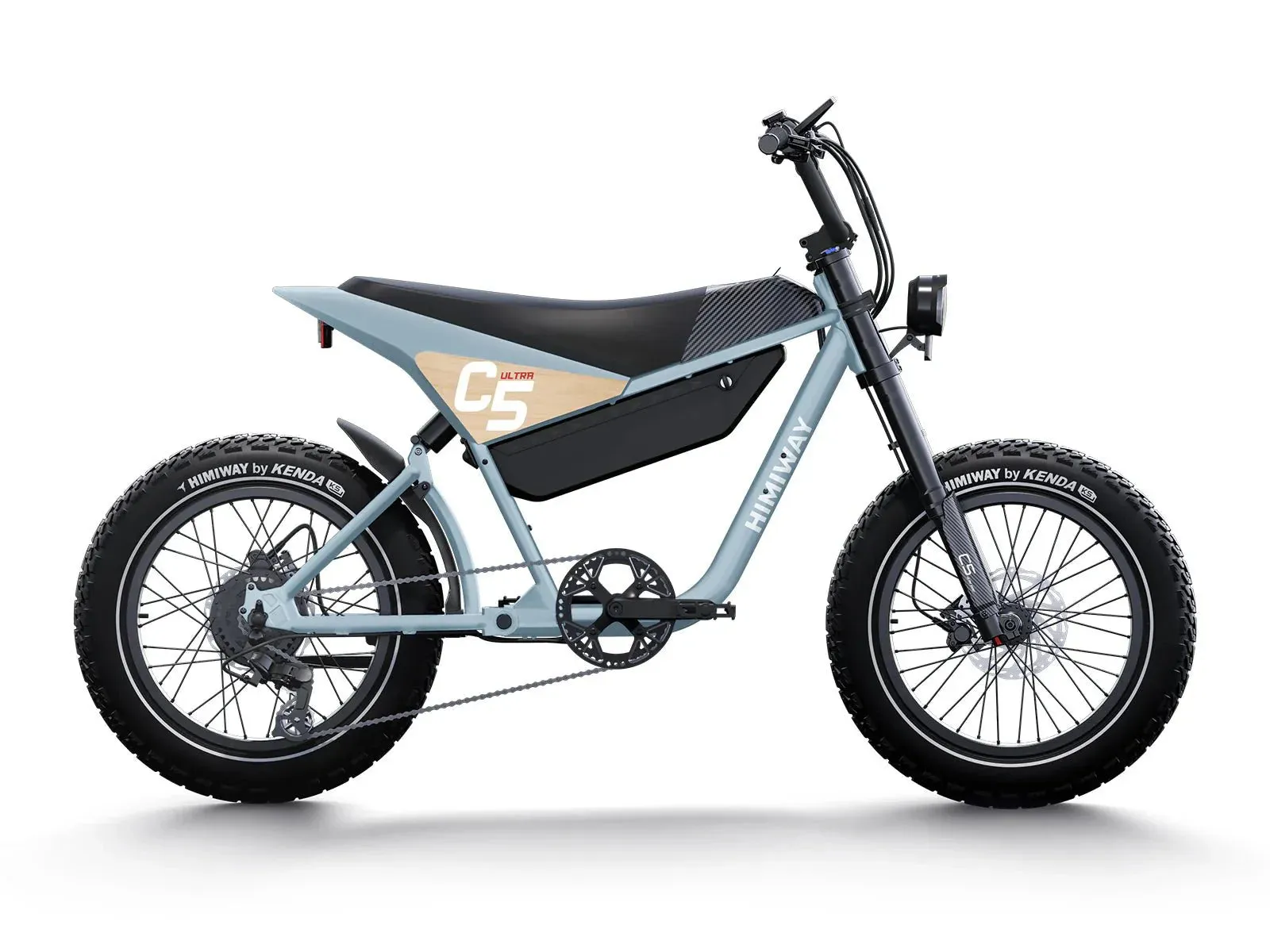 EZE Ryders HIMIWAY C5 Ultra 750 w  Step Over Ebike 20x4 Electric e-Moto Style eBike