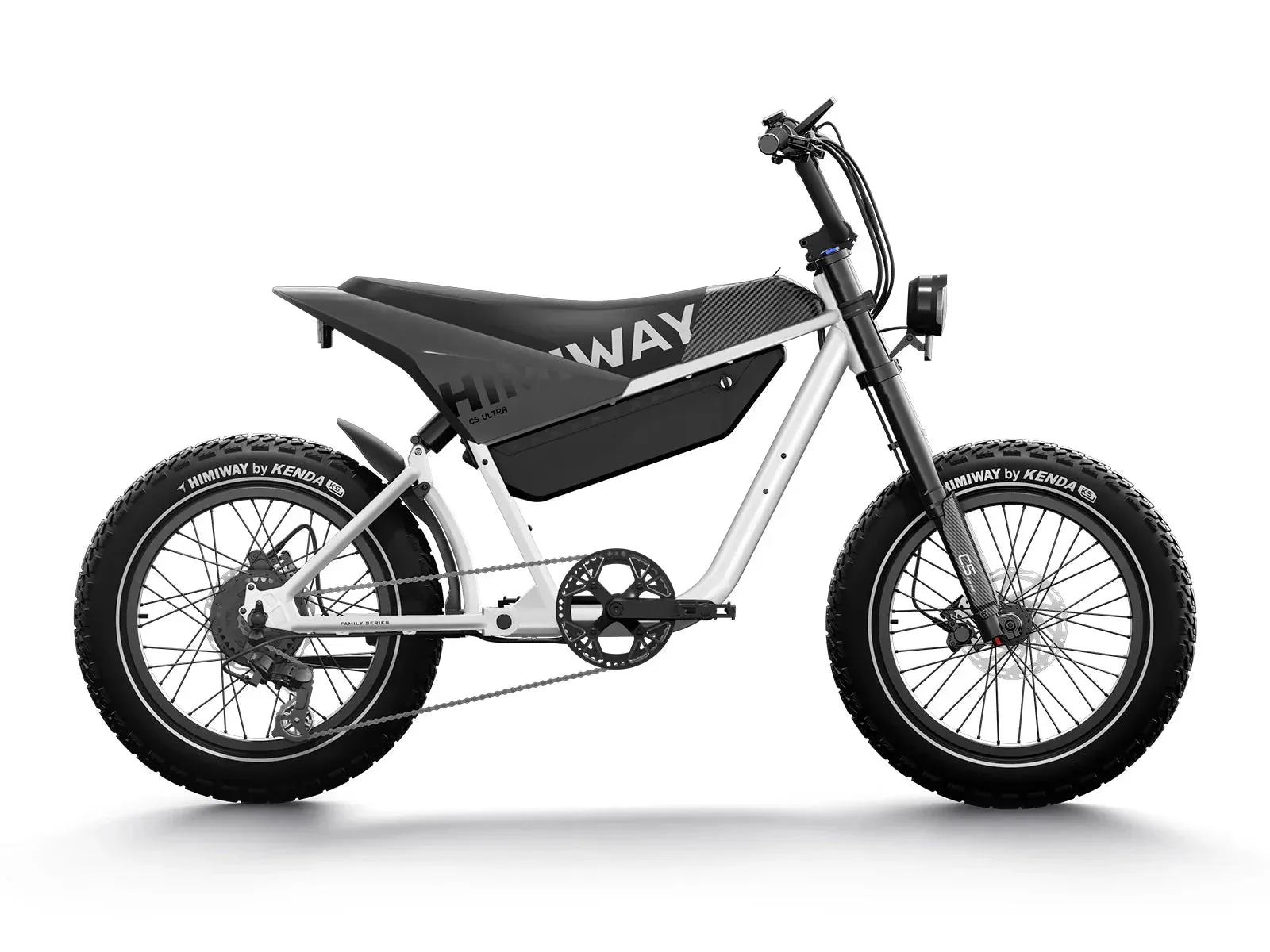 EZE Ryders HIMIWAY C5 Ultra 750 w  Step Over Ebike 20x4 Electric e-Moto Style eBike