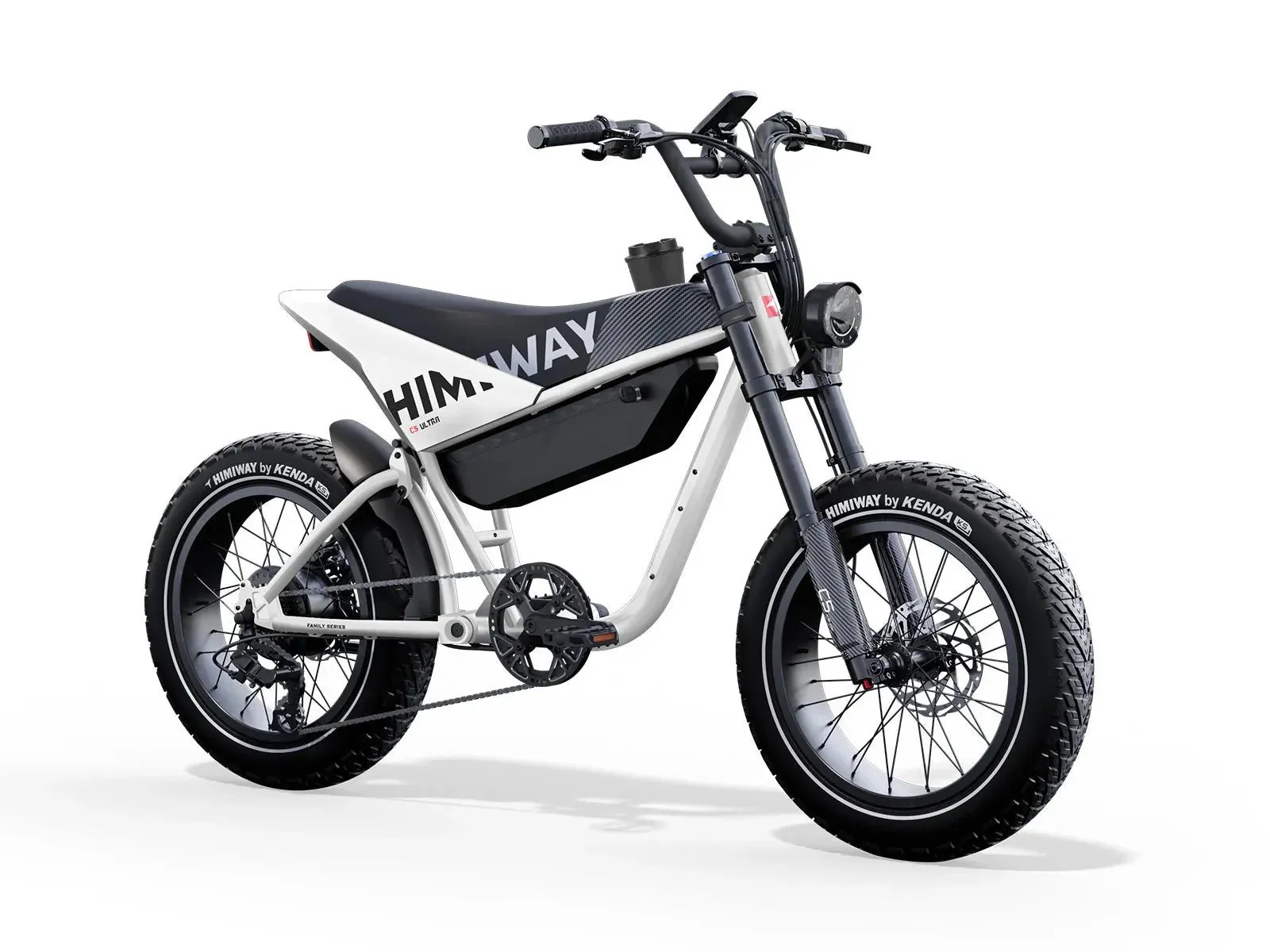 EZE Ryders HIMIWAY C5 Ultra 750 w  Step Over Ebike 20x4 Electric e-Moto Style eBike