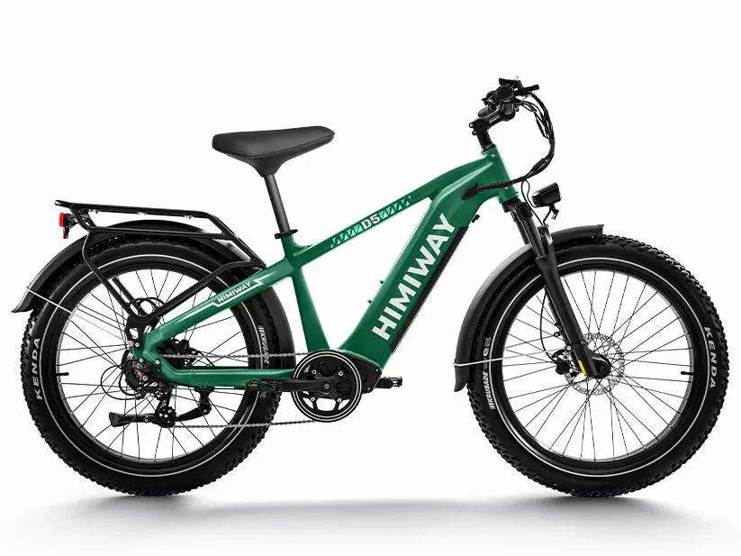 EZE Ryders HIMIWAY Zebra 750 w Bike in the shop Step Over Ebike 26x4 Electric Fat Tire Mountain eBike