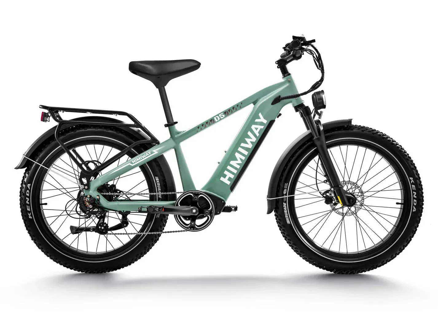 EZE Ryders HIMIWAY Zebra 750 w Bike in the shop Step Over Ebike 26x4 Electric Fat Tire Mountain eBike