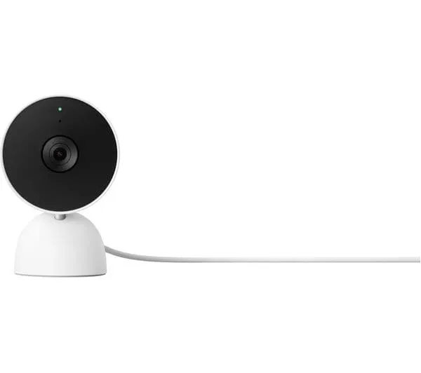 Google GJQ9T Nest Cam (Indoor, Wired) Security Camera - Smart Home WiFi Camera