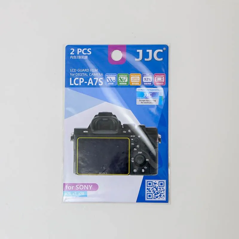 JJC LCP-A7S LCD Screen Film Protector for Sony A7S A7 A7R 2 Pack