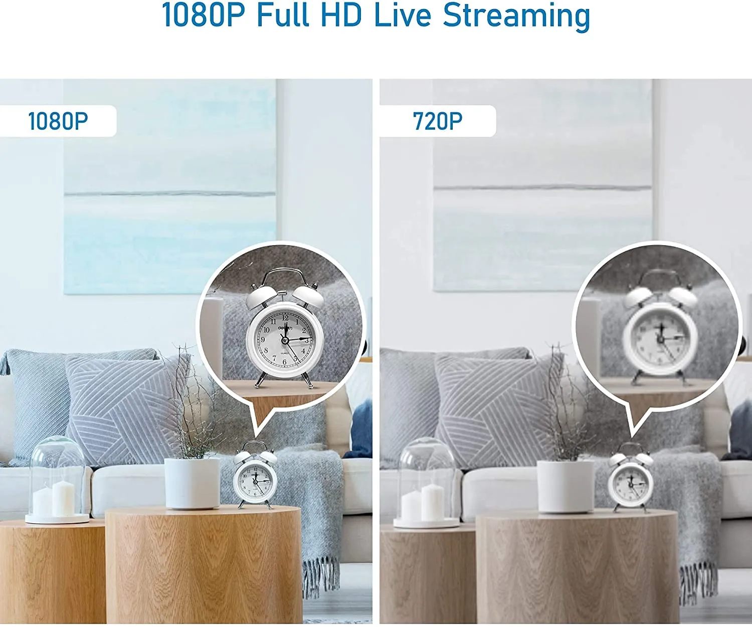 LaView Indoor Security Camera 2 Pack with 1080p HD Baby Monitor