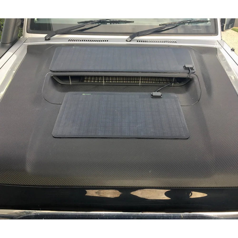 Lensun 60W(25W 35) Hood Solar Panel Charge Battery For Land Cruiser 70 Series