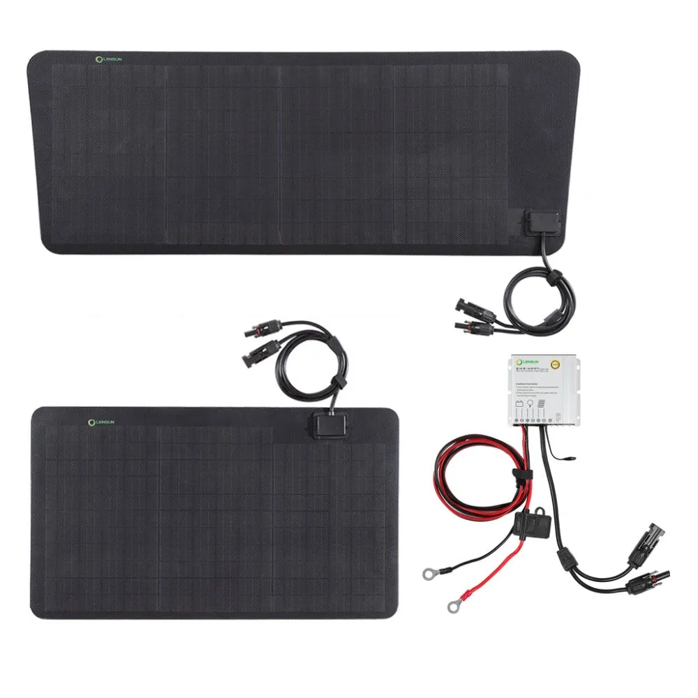 Lensun 60W(25W 35) Hood Solar Panel Charge Battery For Land Cruiser 70 Series