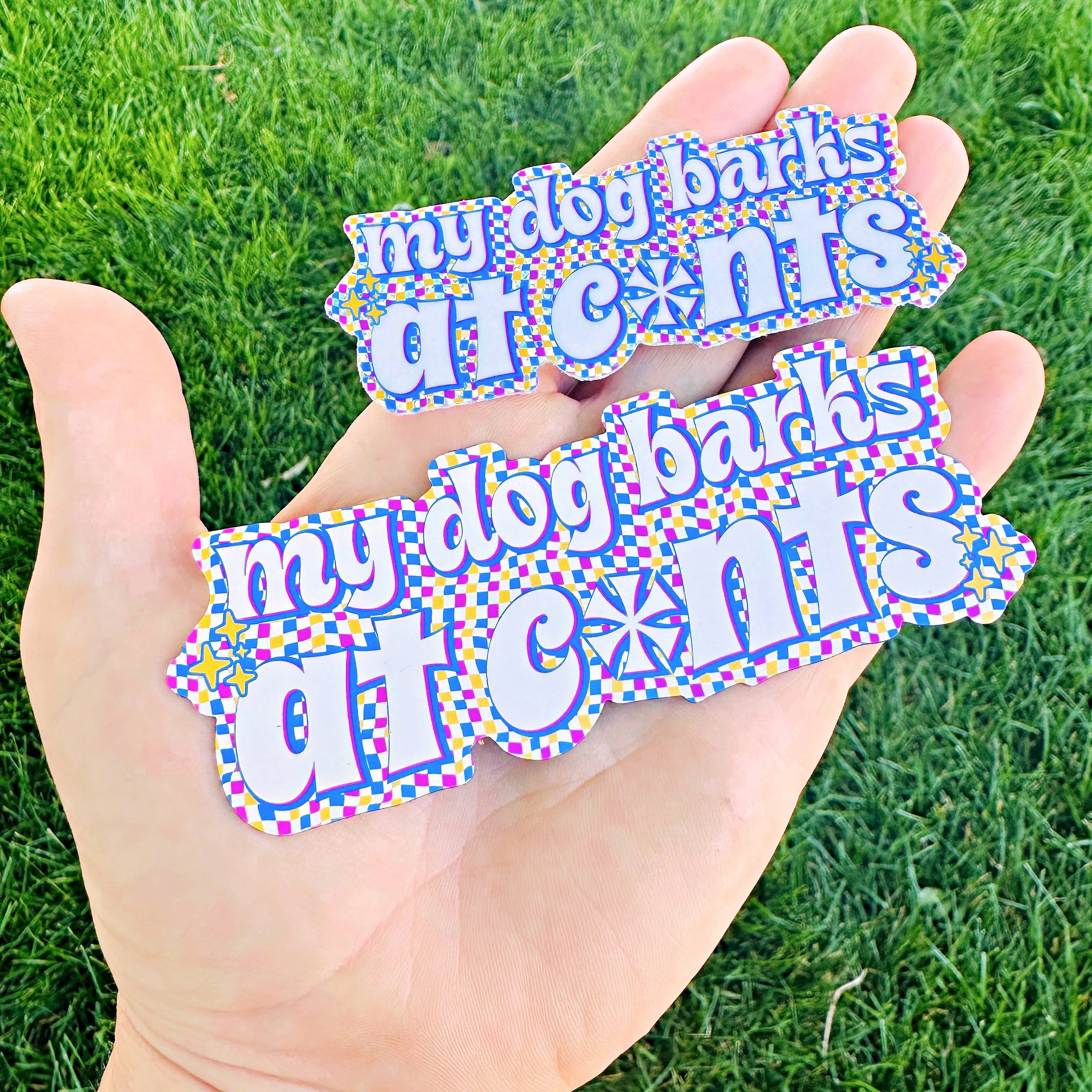 My Dog Barks at C*nts Sticker