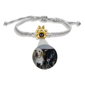 Pet Paw Photo Bracelet