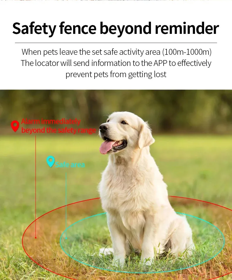 PetAffairs Pet GPS Tracker Waterproof Real-Time Locator for Cats and Dogs